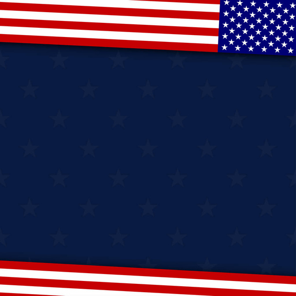 American flag background for any event - Vector, Image