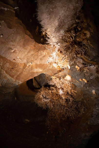 Ochtinska Aragonite Cave, Slovakia - Fotoğraf, Görsel