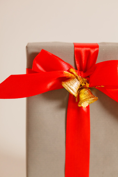 Christmas presents with red bow - Foto, Imagem