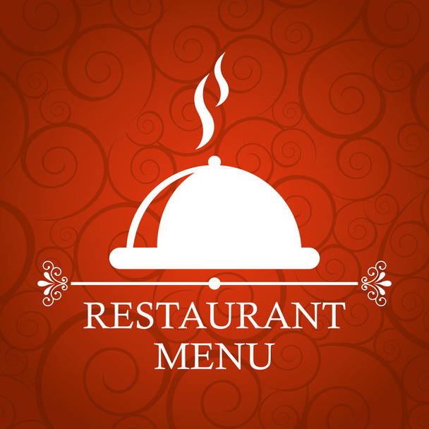 restaurant cover - Vector, Imagen