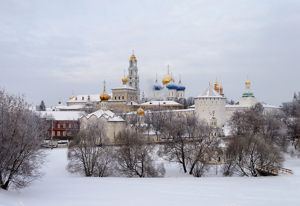 Sergiev Posad. Holy Trinity-Sergius Lavra in winter time - Zdjęcie, obraz