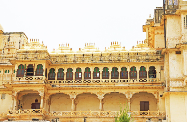 Πόλη palace udaipur rajasthan Ινδία - Φωτογραφία, εικόνα