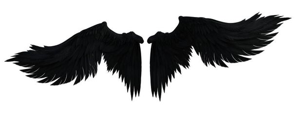 Angel wings 3D render - Foto, Imagen