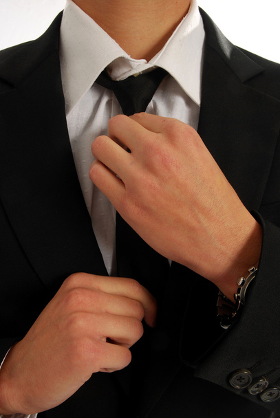 nyakkendőt kötni - Fotó, kép
