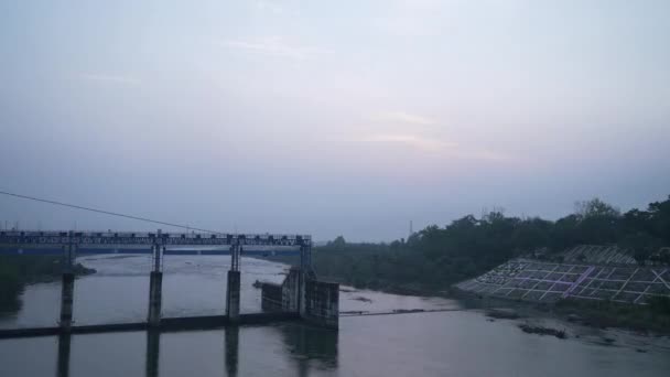 Timelapse shot of Ram Ganga river close to Jim Corbett national park in India. HQ Apple Prores 60 FPS 4k footage. - Metraje, vídeo