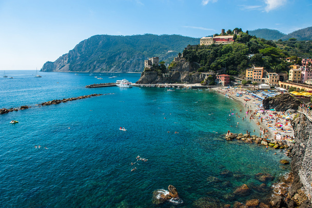 Widok na park Cinque Terre, Włochy - Zdjęcie, obraz