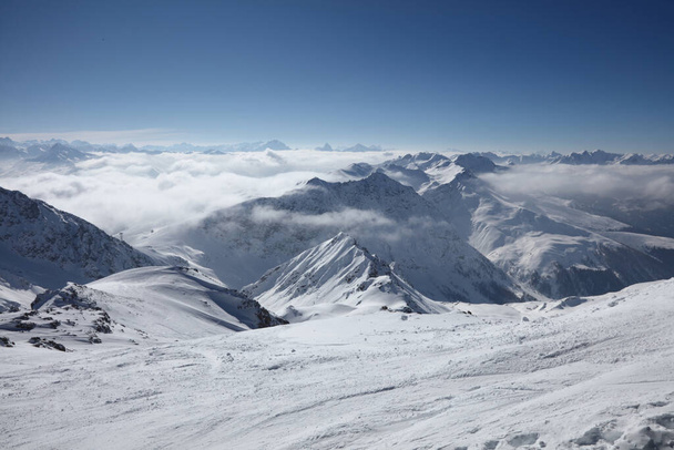 Berge um Davos / Mountains around Davos - Photo, Image