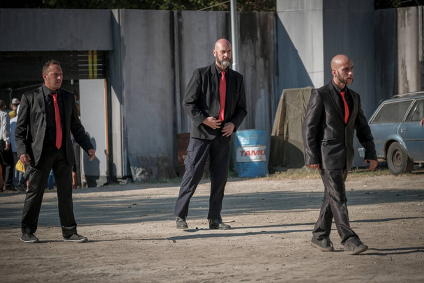San Felice Sul Panaro, Modena Italy -09 30 2018 : Sepulchrum 2018 Gangs of Bronx , free photo event about gangs and teams. High quality photo - Foto, afbeelding