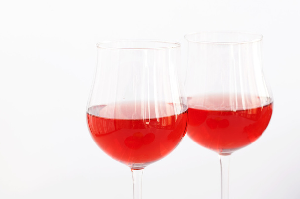 Glass of wine isolated on white - Zdjęcie, obraz
