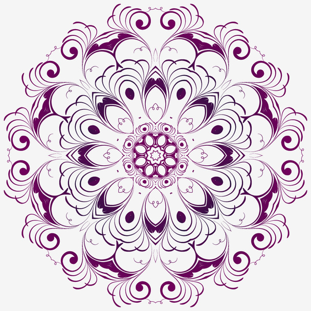 Floral lace background - Vektor, kép