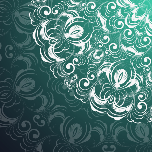 Floral lace background - Vector, Image