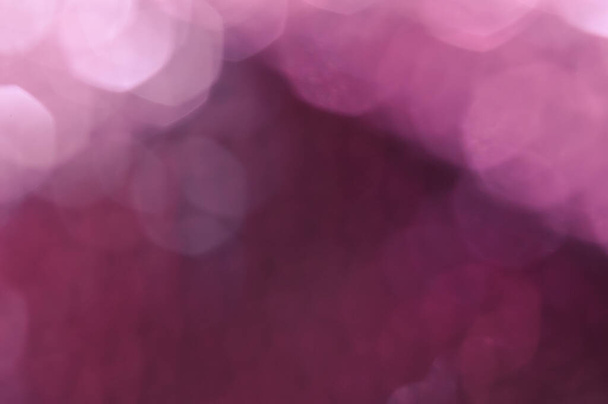 Pink violet abstract background with round bokeh circles . High quality photo - Photo, Image