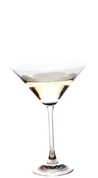 Martini glass isolated on white - Foto, imagen