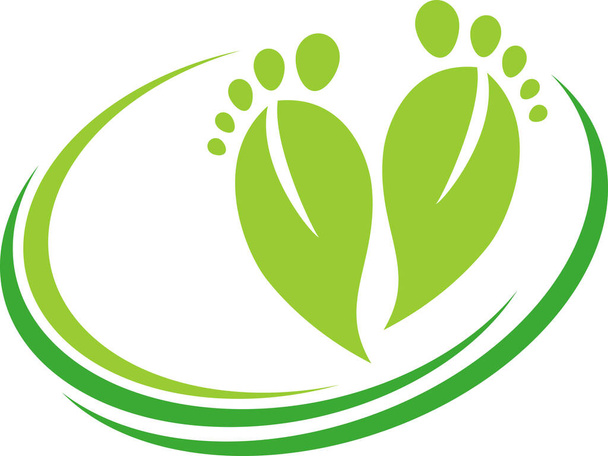 Ноги, догляд за ногами, масаж ніг, логотип
 - Вектор, зображення