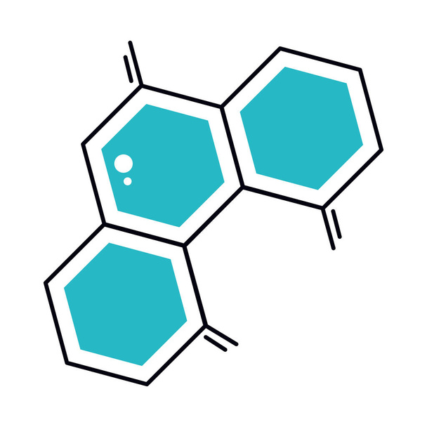 chemical bond icon on white background - Wektor, obraz