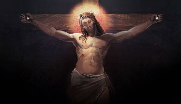 Розп "яття Ісуса Христа, сина Божого - Фото, зображення