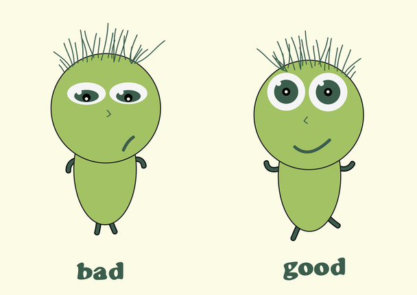 Good and bad - Vector, Image