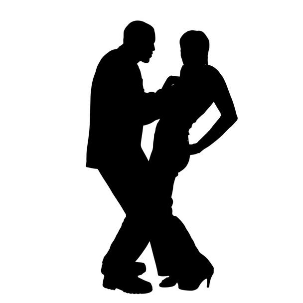 Пара танцев - Вектор,изображение