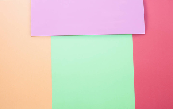 Colorful paper background. Copy space. Blank texture - Fotografie, Obrázek