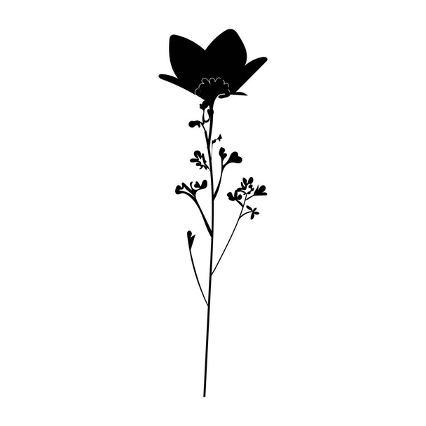 Black vector floral ornament design elements - Vector, Image