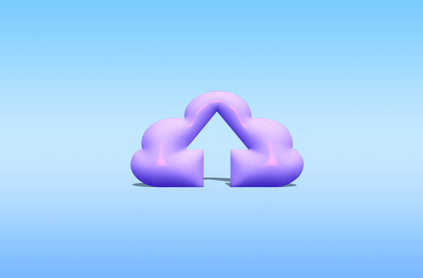 cloud computing icon concept - Photo, Image