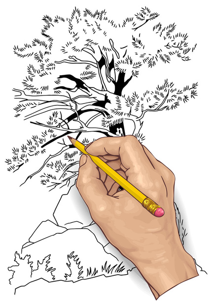Hand drawing - Vector, Imagen