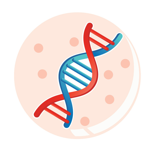 σημάδι του DNA - Διάνυσμα, εικόνα