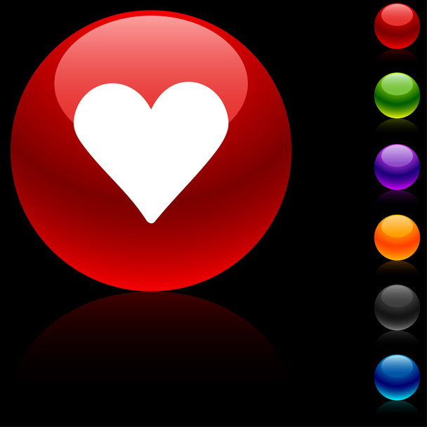 Love icon. - Vector, Imagen