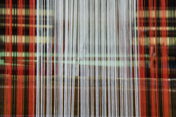 Raw silk thread color for background. - Foto, Imagem