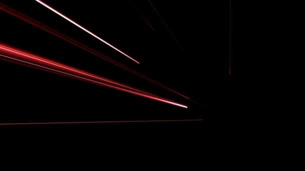 Laserstralen over zwarte achtergrond - Video