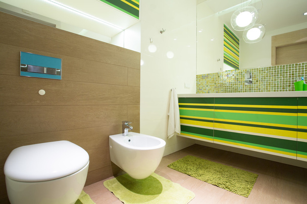 Colorful bathroom - Fotoğraf, Görsel