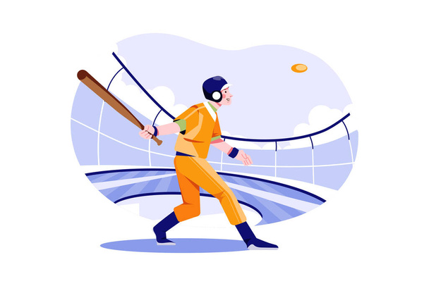 Sports Activity Illustration concept on white background - ベクター画像