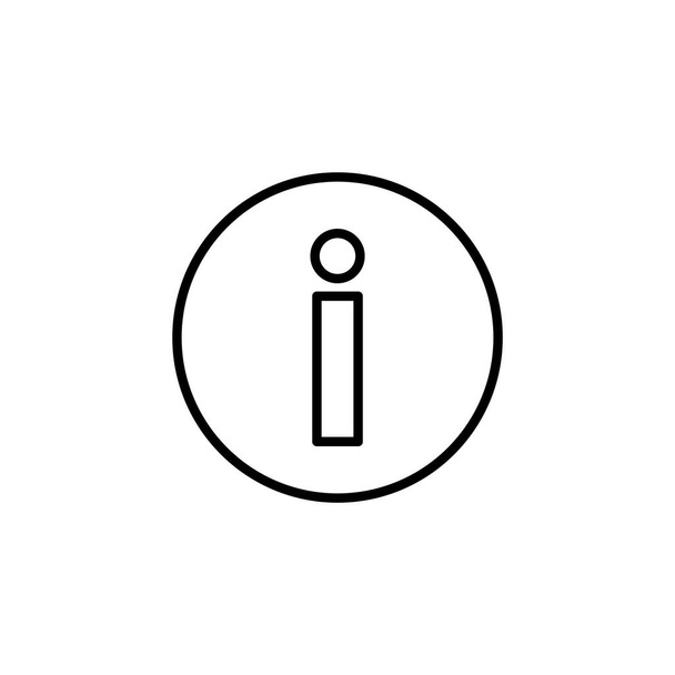Info sign icon for web and mobile app. about us sign and symbol. Faq icon - Vektori, kuva