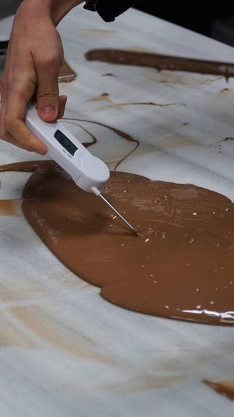 cioccolato a forma di animale e la sua fabbricazione - Foto, immagini