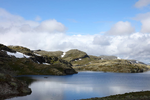 オーランドフィヨルド 素晴らしい風景,ノルウェー スカンジナビア - 写真・画像