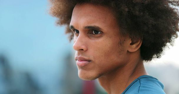 Mixed race ethnicity young man portrait - Foto, imagen