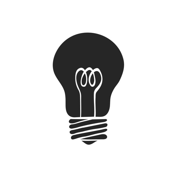 Hand drawn Light bulb vector illustration - Vector, Image