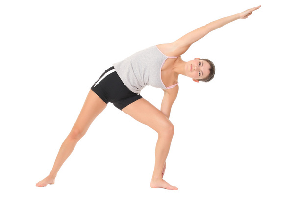 woman training yoga - Photo, image