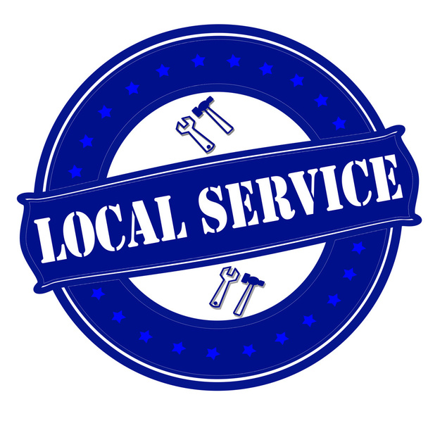 lokaler Service - Vektor, Bild