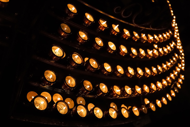 Candles in a Church - Фото, изображение