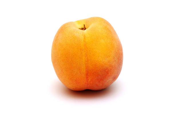 Foto of peach placed on white background - Valokuva, kuva