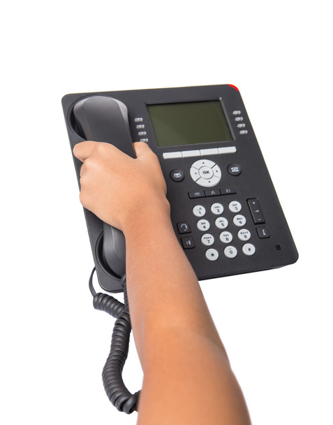 Modern Desktop Telephone - Photo, Image