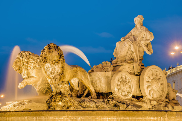 fontány Cibeles v Madridu, Španělsko - Fotografie, Obrázek