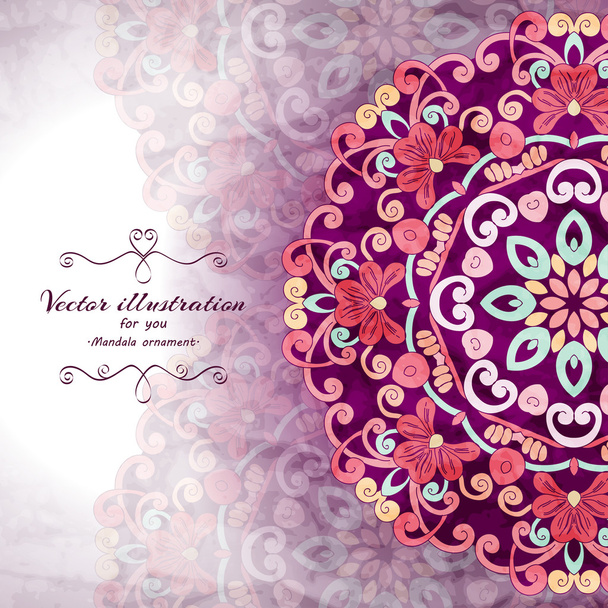 Elegant Indian ornamentation background. - Vektor, obrázek