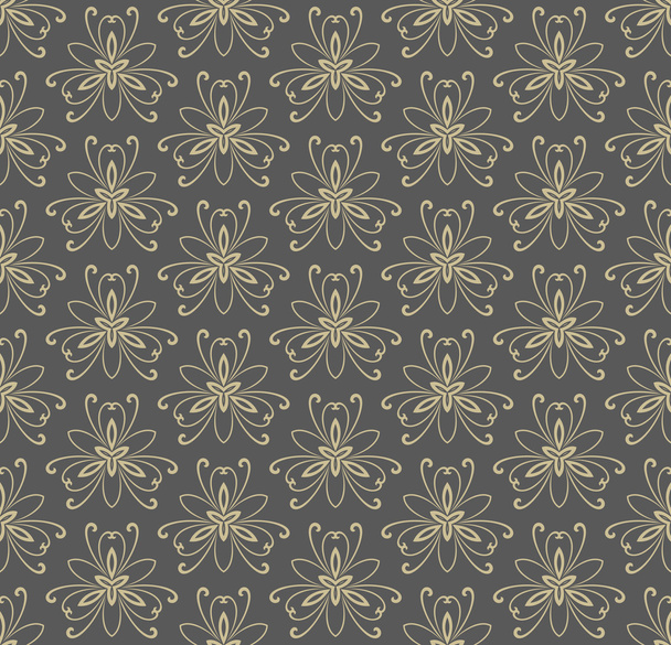 Floral Seamless Vector Pattern. Orient Abstract Background - Διάνυσμα, εικόνα