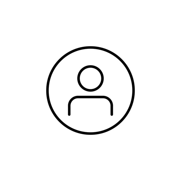 User Icon for web and mobile app. person sign and symbol. people icon.  - ベクター画像