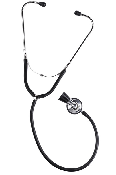 schwarzes Stethoskop - Foto, Bild