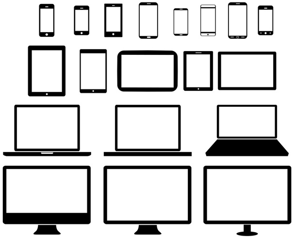Modern digital tech device collection - Photo, Image