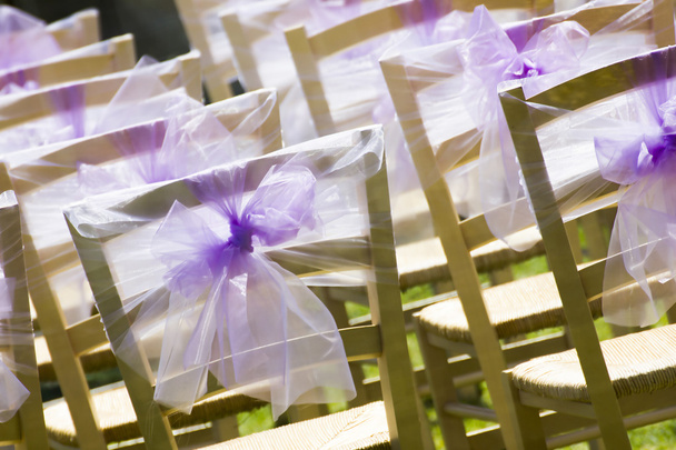 Outside Seating For Wedding Guests - Photo, Image