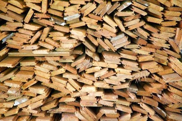 Montón de paneles de madera
 - Foto, Imagen